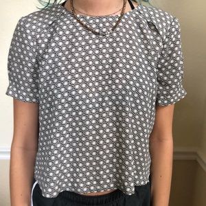 Black and white designed forever 21 top